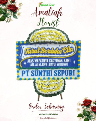 Papan Bunga Duka di Patokbeusi